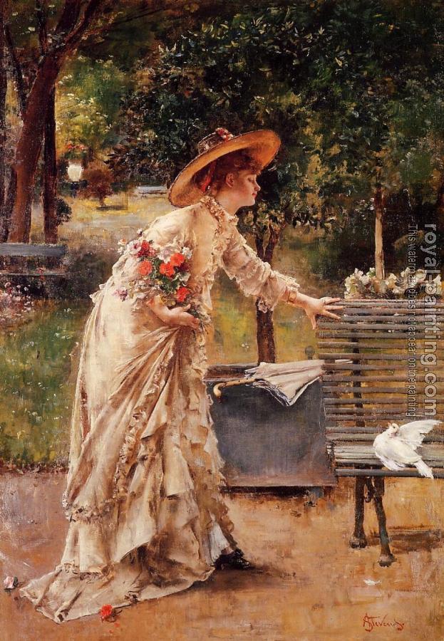 Alfred Stevens : Afternoon in the Park